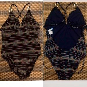 Trina Turk Black One Piece Suit